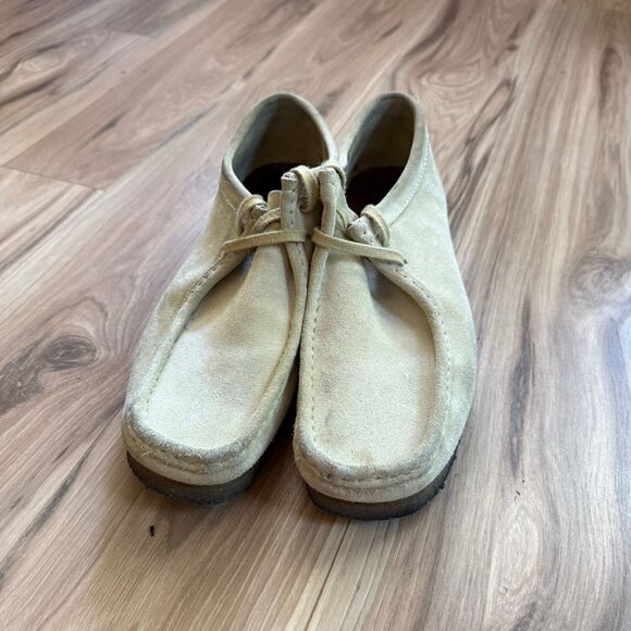 Clarks Mens Shoes Wallabee Evo Casual Lace Up Low Top Suede Tan  Size 10 1/2 main image 8